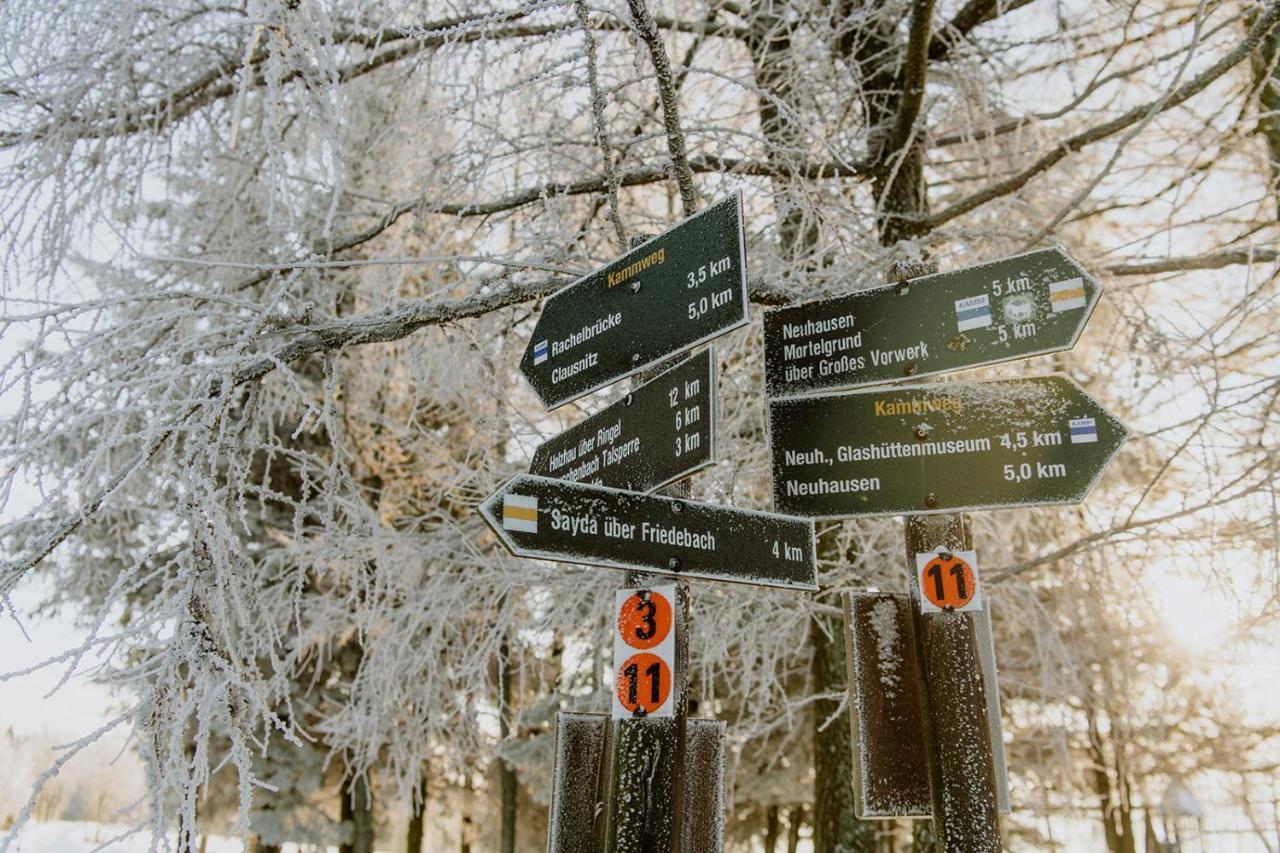 Waldhotel Kreuztanne Sayda Esterno foto